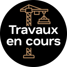 Badge Travaux en cours